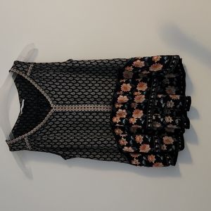 Multicolor Sleevless Top